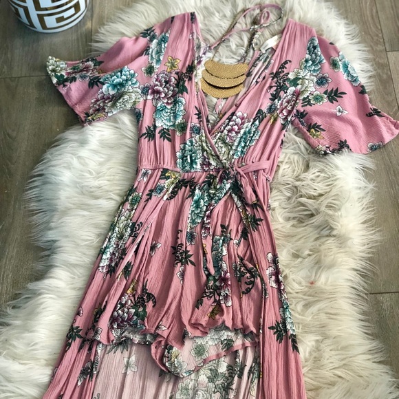 Band of Gypsies Dresses & Skirts - Band of Gypsies Floral Maxi Romper